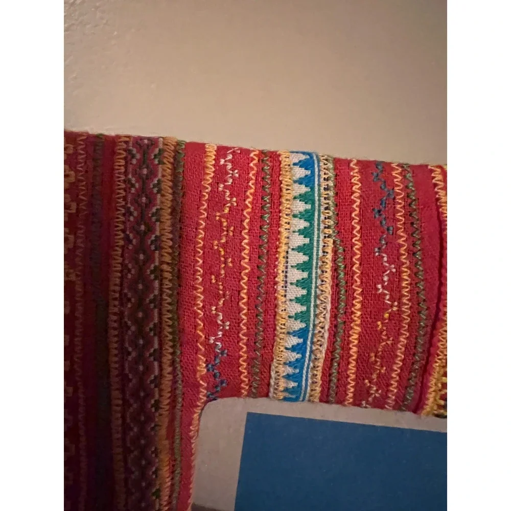 Earthbound Home 4 x 6 Picture‎ Frame Fabric Bohemian Design Hippie Home Decor